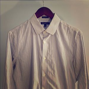 Blue Striped Dress Shirt